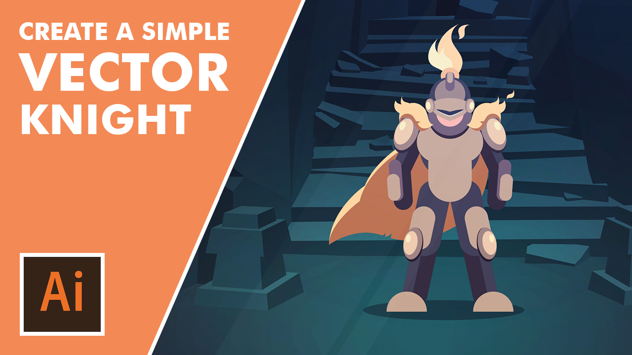 Adobe Illustrator CC Tutorial: Learn to Build a Vector Knight Character